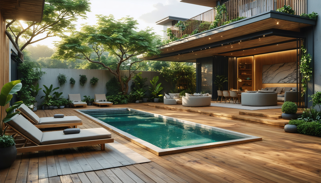 découvrez nos astuces pour aménager une terrasse en bois avec piscine et réussir votre projet à moins de 2000€. conseils pratiques, matériaux abordables et idées déco pour un espace extérieur convivial et élégant.
