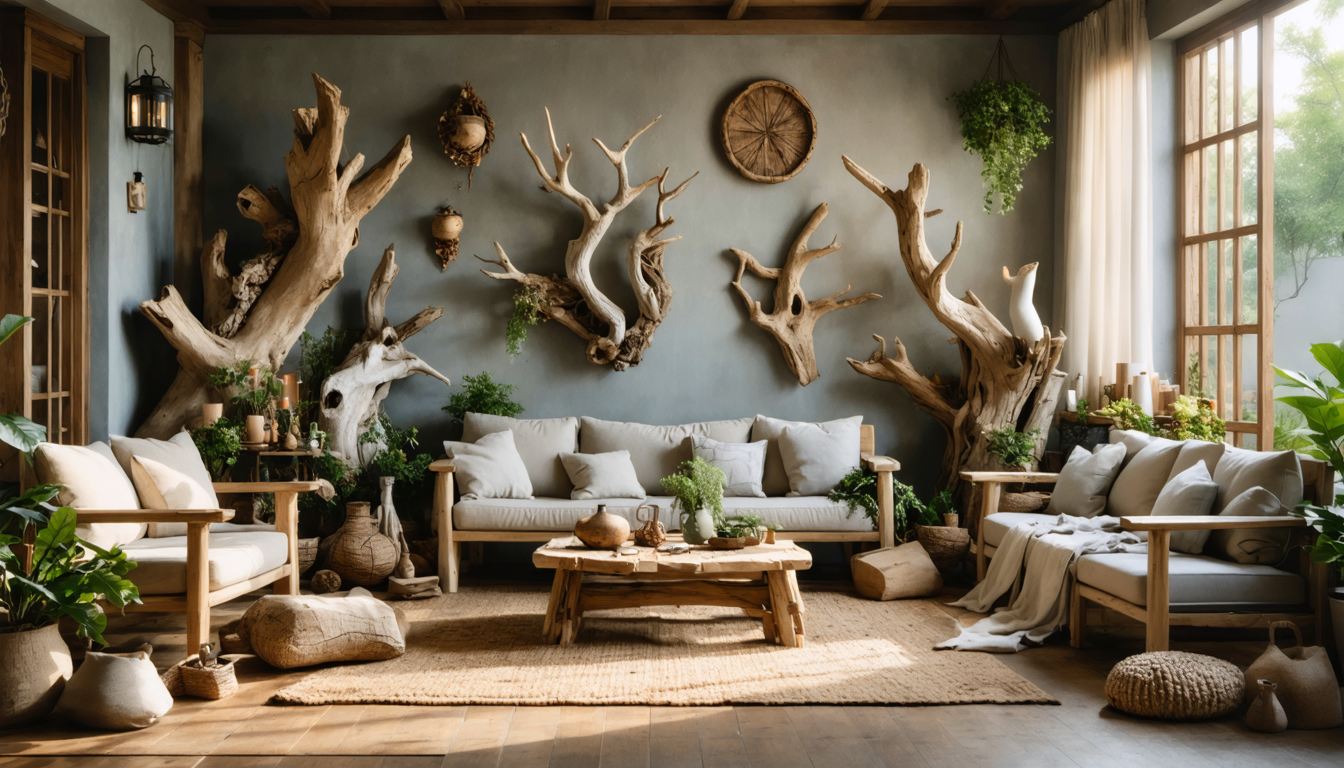 découvrez comment le bois flotté apporte une touche naturelle et unique à votre décoration intérieure. sublimez votre espace grâce au charme authentique de la récupération.