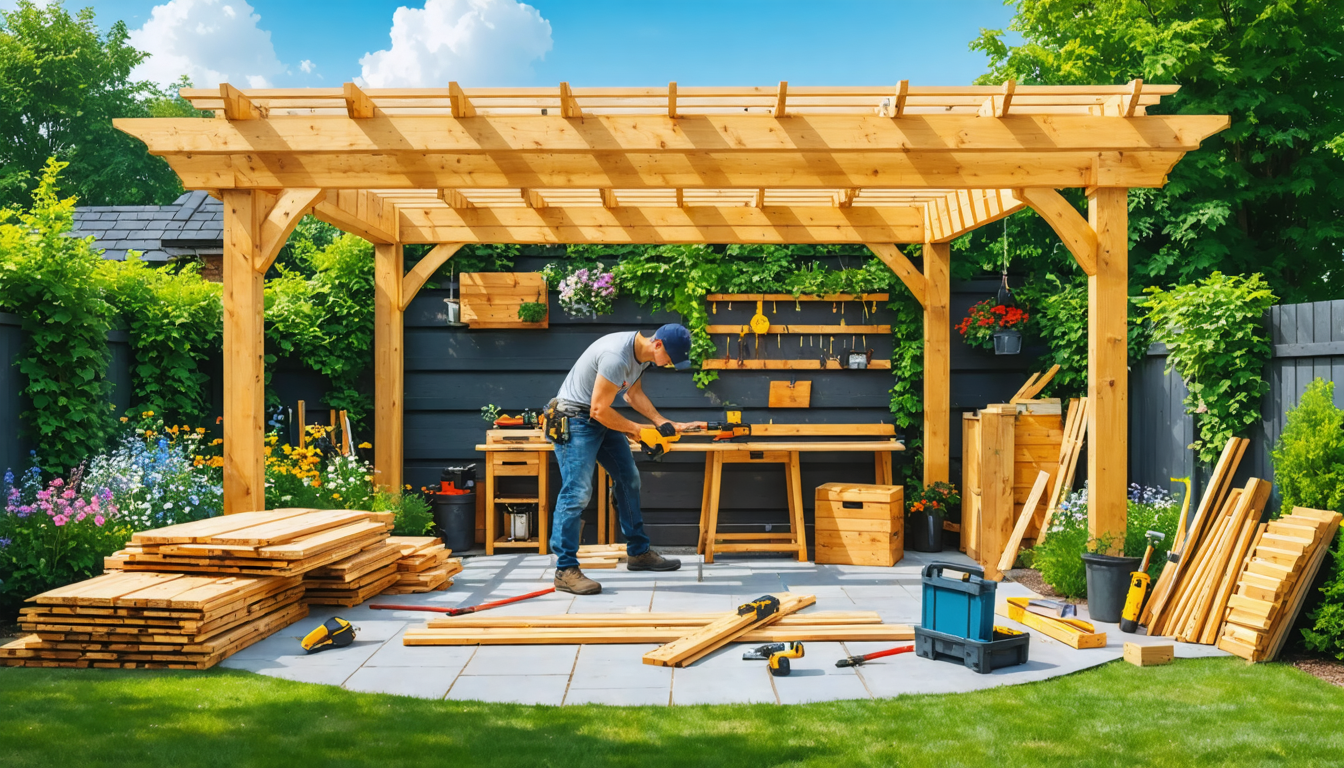 découvrez notre guide pratique pour construire vous-même une pergola en bois, avec des astuces faciles à suivre pour un résultat réussi et durable.