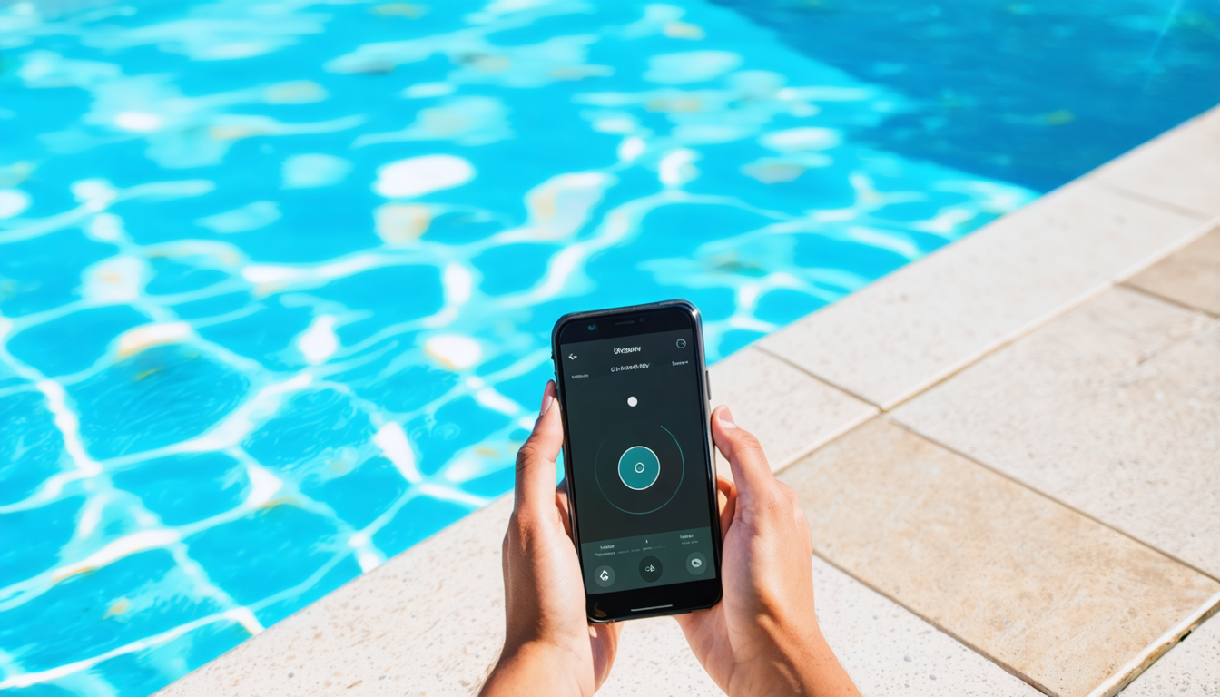 gérez facilement la qualité et la température de l'eau de votre piscine depuis n'importe où grâce à easy·care de waterair. contrôle simplifié et performance assurée pour une piscine toujours parfaite.