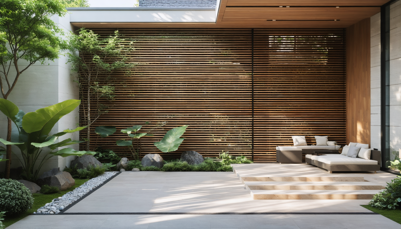 découvrez comment créer un claustra en bois personnalisé pour embellir et sécuriser l'entrée de votre maison avec style et élégance.
