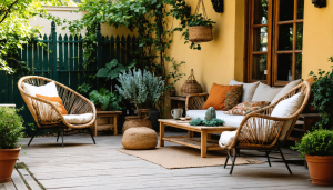 découvrez comment créer une terrasse bohème unique avec nos astuces pour un espace extérieur chaleureux, authentique et plein de charme.