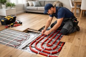 apprenez à installer un plancher chauffant électrique ou hydraulique dès 28€/m² et profitez d'un confort optimal dans votre habitation.