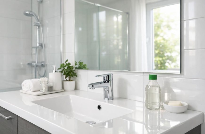 découvrez les astuces efficaces pour utiliser le vinaigre blanc et rendre votre salle de bains propre, brillante et éclatante en un rien de temps.
