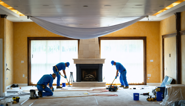 découvrez les étapes essentielles pour installer un plafond tendu autour de votre cheminée en toute sécurité. cet article vous guide à travers les précautions à prendre, des choix de matériaux à l'importance de respecter les normes de sécurité, afin de garantir un résultat esthétique et sécurisé pour votre intérieur.