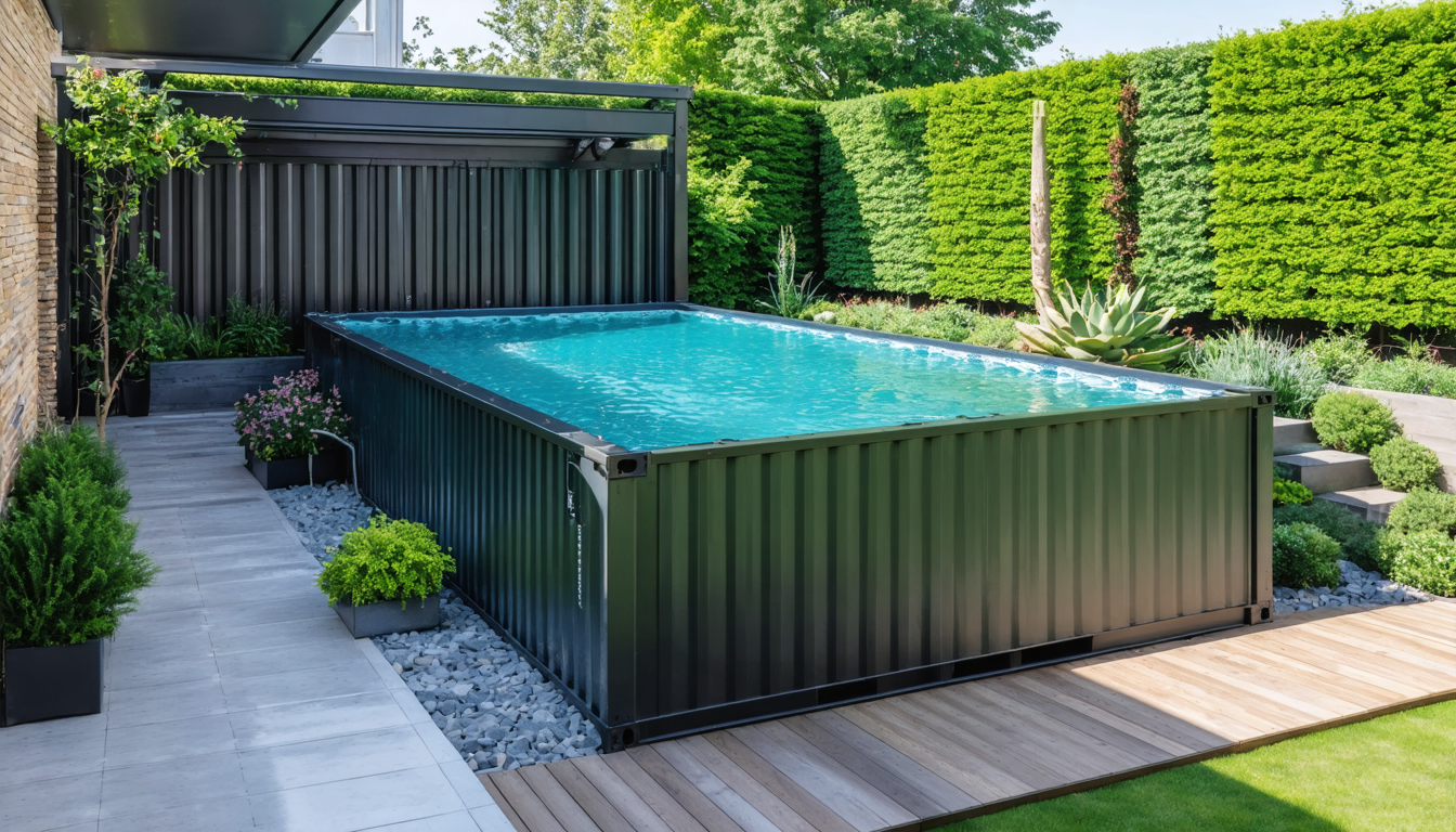 découvrez la piscine container, une solution innovante, écologique et économique pour aménager votre jardin avec style et respect de l'environnement.