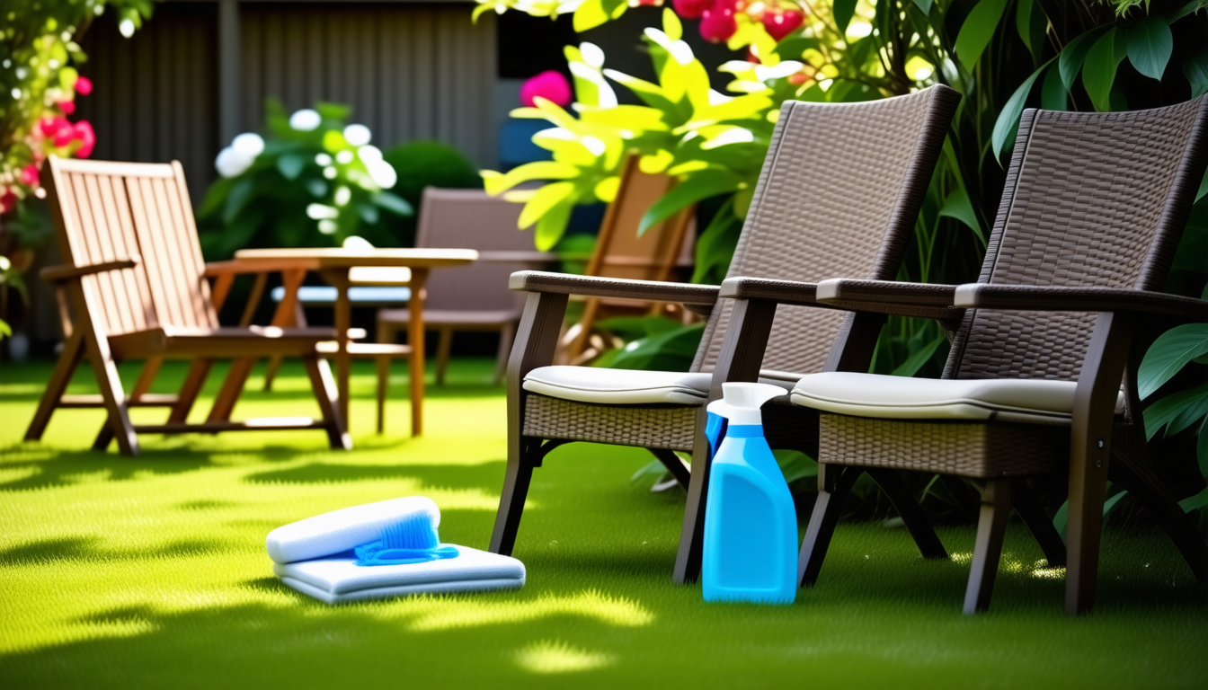 découvrez nos meilleures astuces pour nettoyer et entretenir vos fauteuils de jardin. prolongez la durée de vie de votre mobilier extérieur tout en préservant son esthétique. suivez nos conseils pratiques pour un espace de détente toujours accueillant.