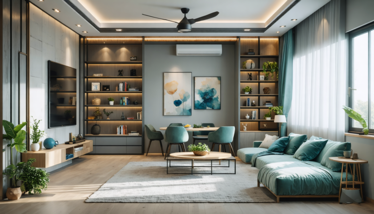 découvrez comment optimiser votre petit espace en aménageant salon, chambre et salle à manger dans une seule pièce, pour un intérieur fonctionnel et harmonieux.