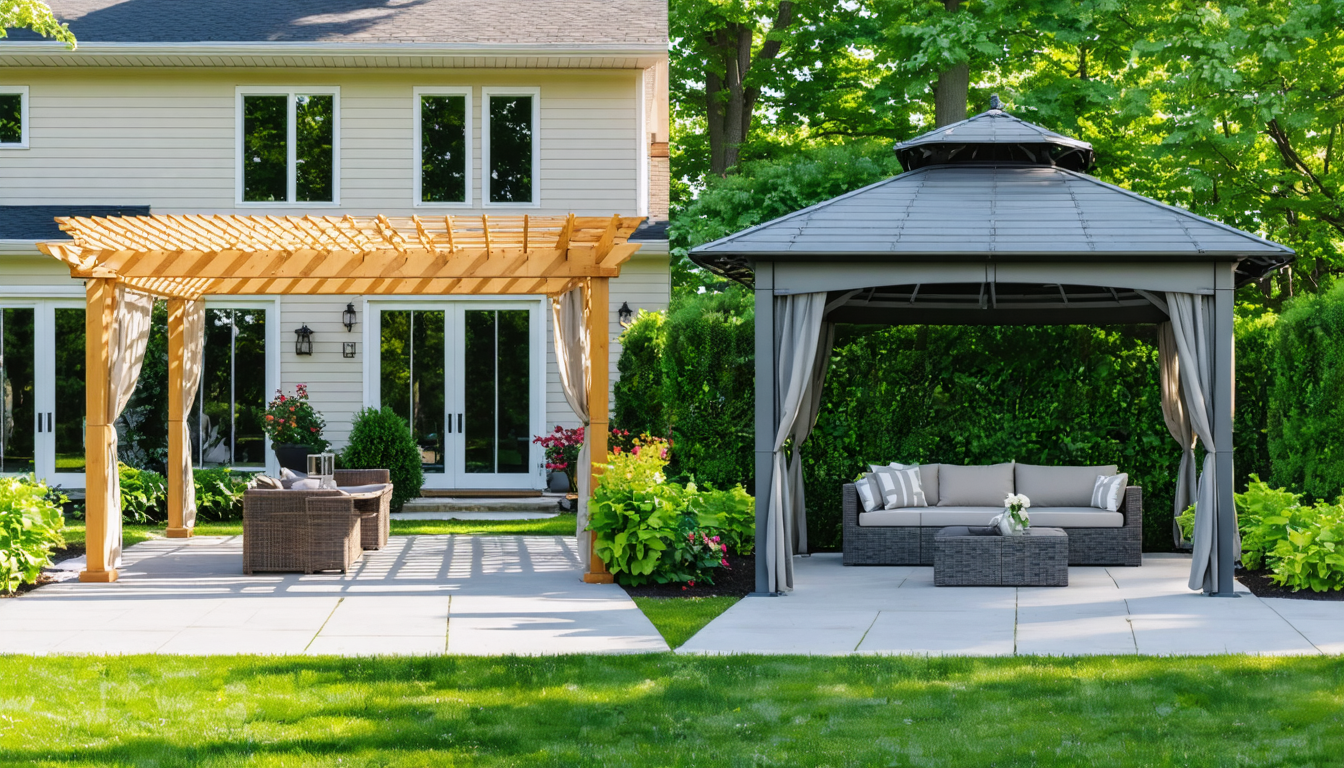 découvrez notre guide pratique pour choisir entre une pergola et une tonnelle, afin d'aménager votre extérieur avec style et fonctionnalité.