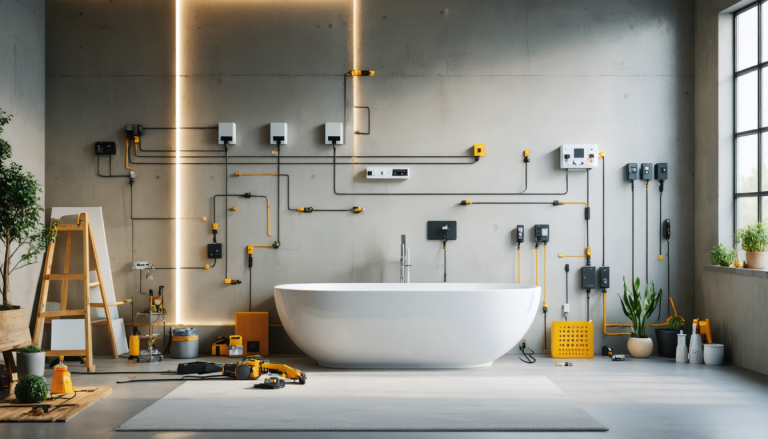 découvrez si l'installation de circuits électriques derrière les cloisons de votre salle de bains est possible et sécurisée. explorez les normes, les conseils et les précautions à prendre pour garantir une mise en œuvre conforme et sécurisée de vos projets électriques dans des espaces humides.