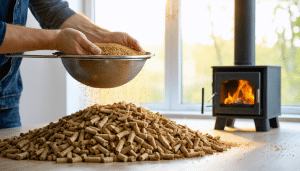 découvrez pourquoi tamiser vos granulés de bois améliore l'efficacité de votre chauffage en éliminant les impuretés et en assurant une combustion optimale.
