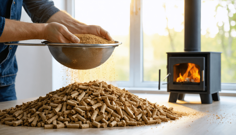 découvrez pourquoi tamiser vos granulés de bois améliore l'efficacité de votre chauffage en éliminant les impuretés et en assurant une combustion optimale.