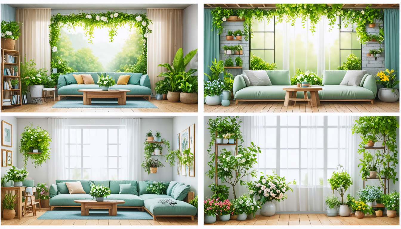 découvrez quatre idées fraîches et inspirantes pour transformer votre intérieur ce printemps avec style et légèreté.