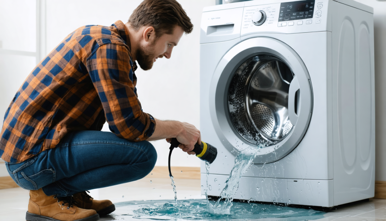 découvrez nos conseils pratiques pour réagir rapidement en cas de fuite sur votre machine à laver. apprenez à identifier les causes, à effectuer des réparations simples et à prévenir les futurs problèmes. ne laissez pas une fuite gâcher votre quotidien !