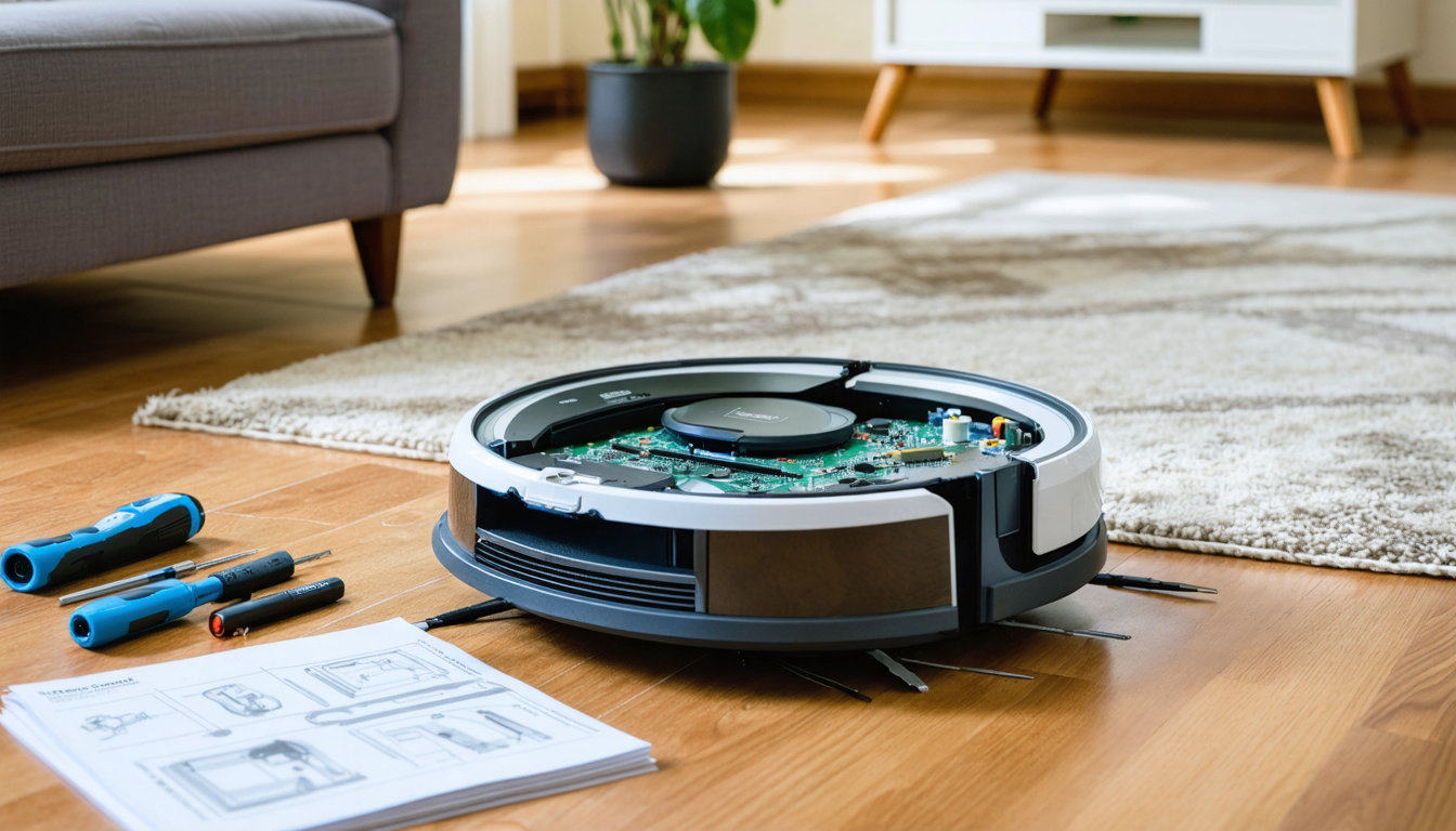 découvrez notre guide complet pour réparer votre aspirateur robot en panne. apprenez les étapes essentielles pour diagnostiquer les problèmes courants, effectuer des réparations faciles et retrouver le bon fonctionnement de votre appareil rapidement.