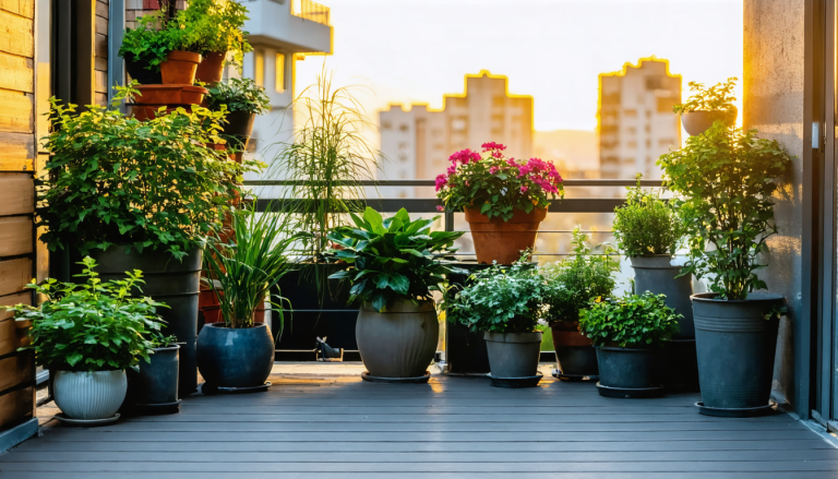 découvrez quels végétaux choisir pour sublimer vos grands pots sur la terrasse et créer un espace extérieur élégant et accueillant.
