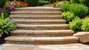 transformez vos marches en béton avec des pavés en grès élégants pour un jardin chaleureux et accueillant. découvrez nos conseils pour une rénovation réussie et esthétique.