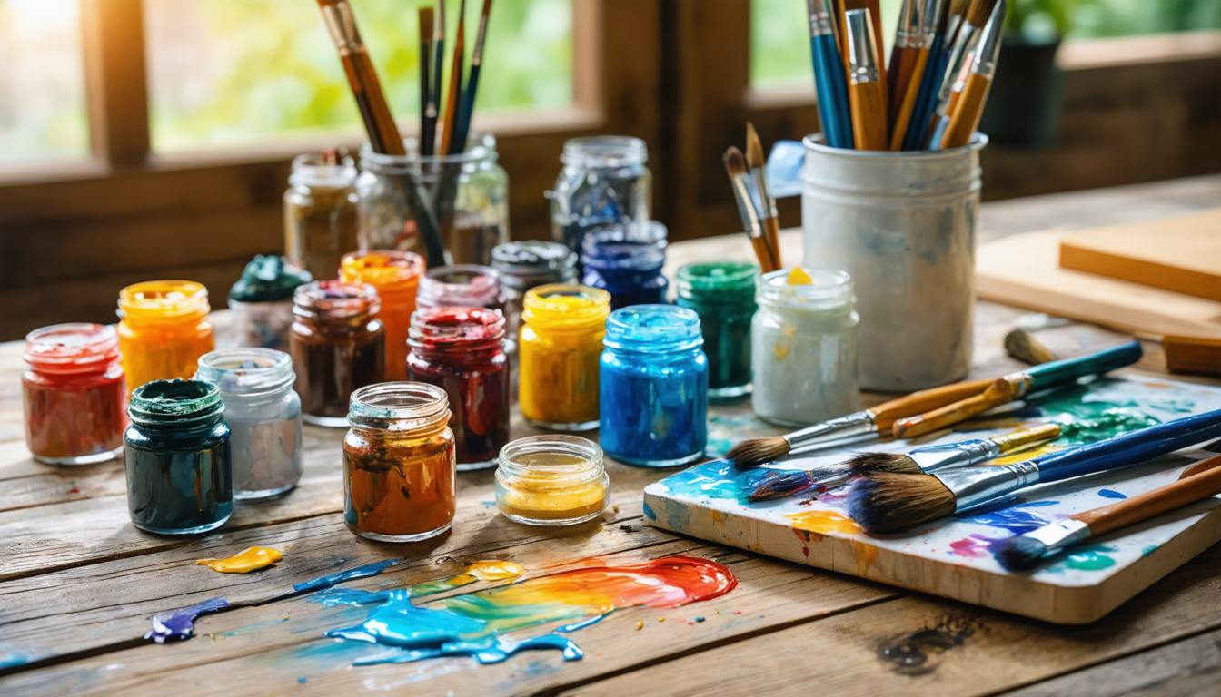 découvrez tout sur les peintures à l’eau : vinylique, acrylique et alkyde. apprenez leurs caractéristiques et astuces pour sublimer vos créations artistiques avec des finitions éclatantes et durables.