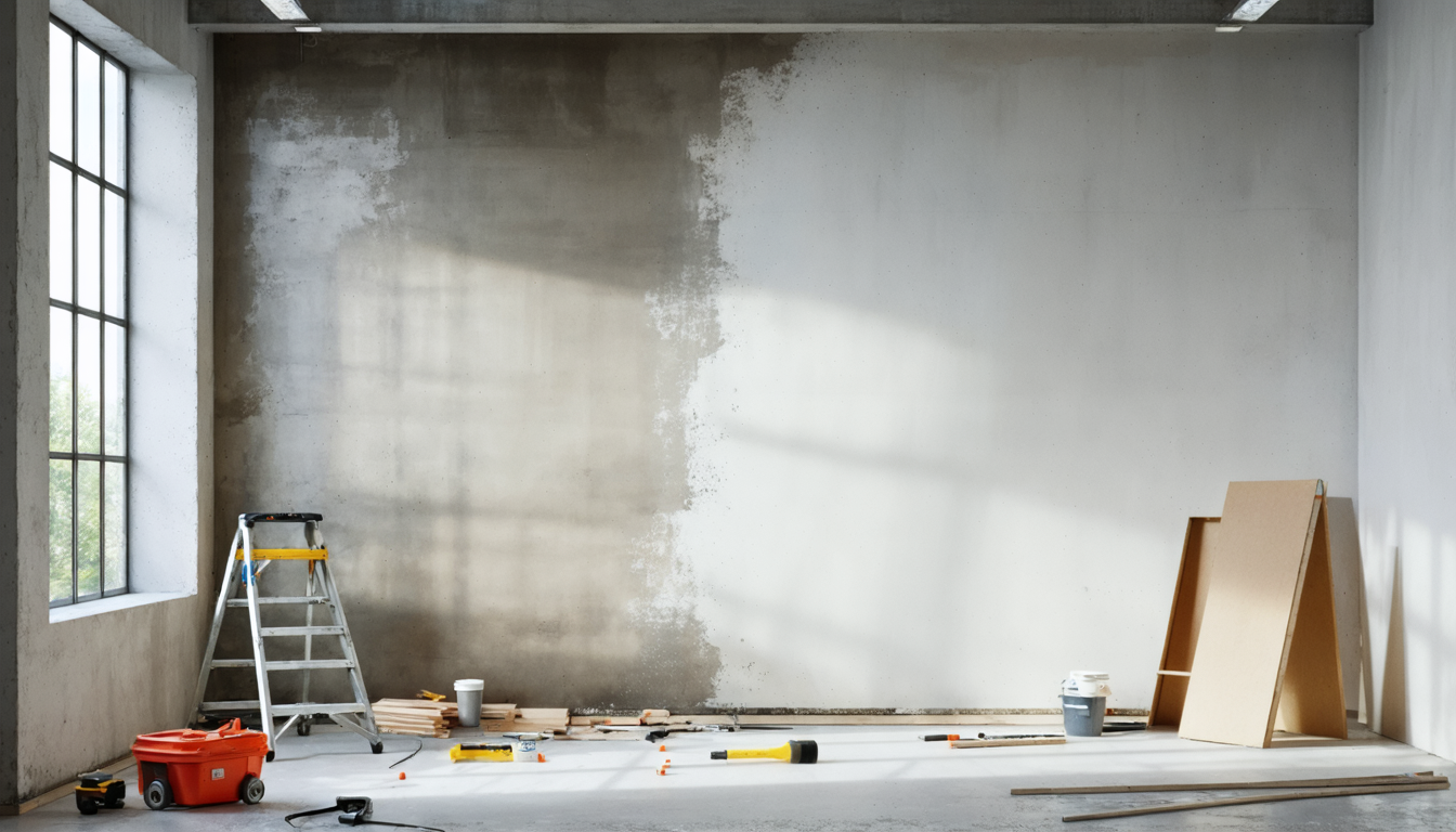 découvrez comment transformer votre intérieur en remplaçant un enduit plâtre humide par des plaques de plâtre, pour un espace rénové, sain et moderne.